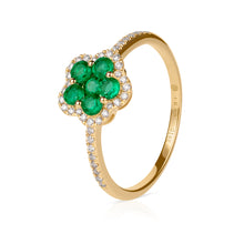 Cargar imagen en el visor de la galería, Anillo Margarita Halo | 2.5 mm
