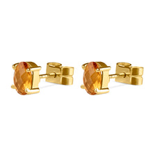 Cargar imagen en el visor de la galería, Aretes Briolette Oval | 7x5 mm
