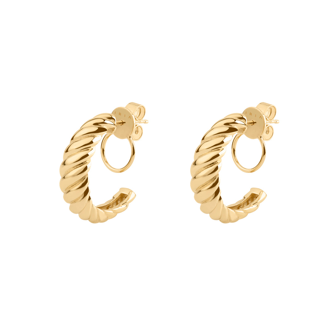 Aretes Domo Croissant | Grande