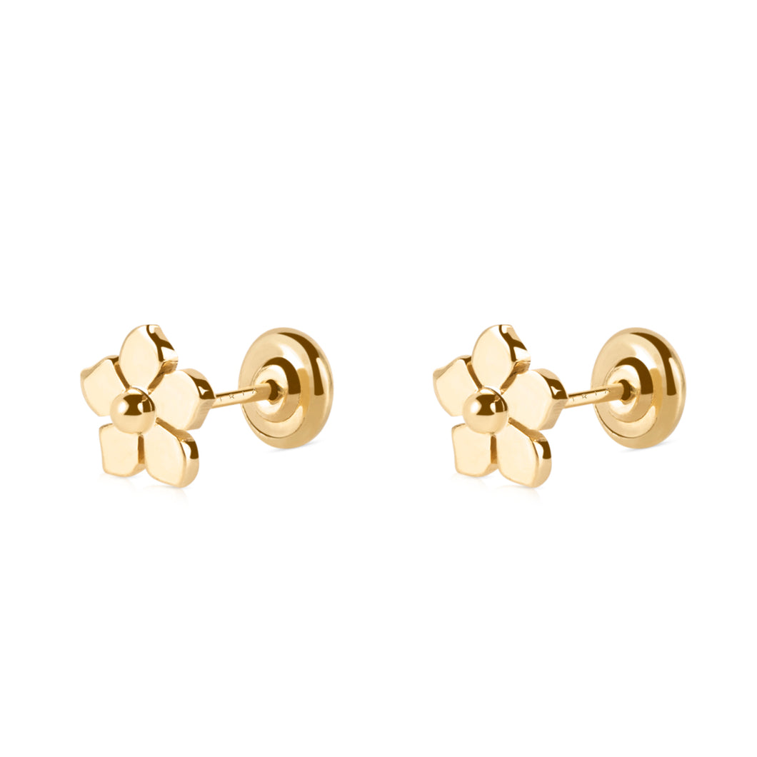 Aretes Flor Narciso Confort