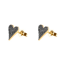 Cargar imagen en el visor de la galería, Aretes Heart 8 mm
