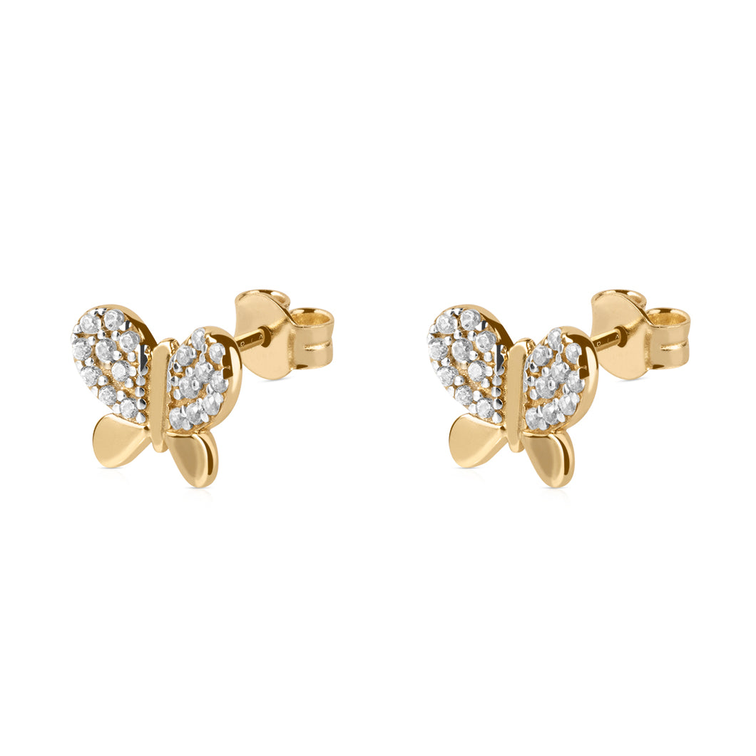 Aretes Mariposa | Zircón