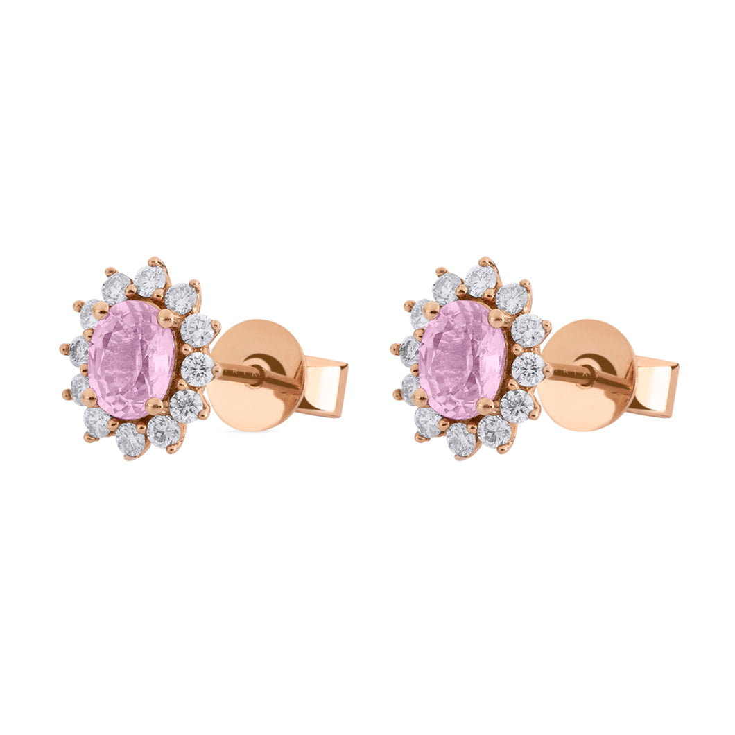 Aretes Roseta Oval | 5x4 mm
