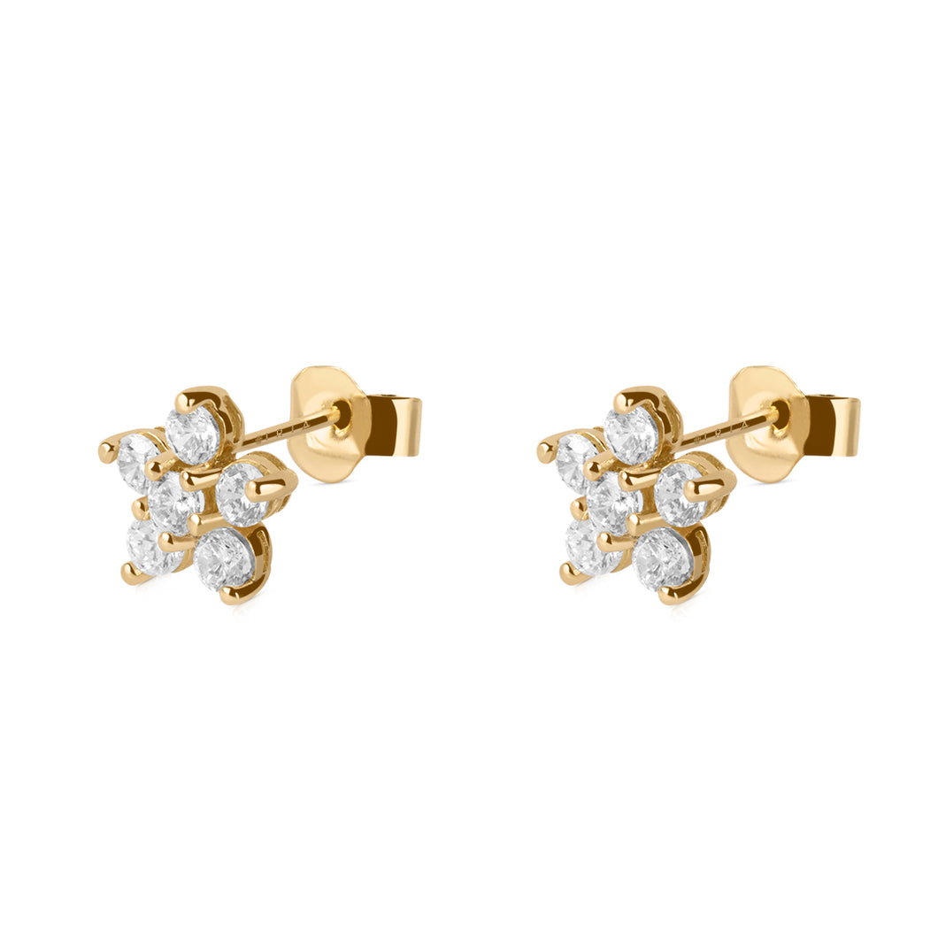 Aretes Roseta | Zircón