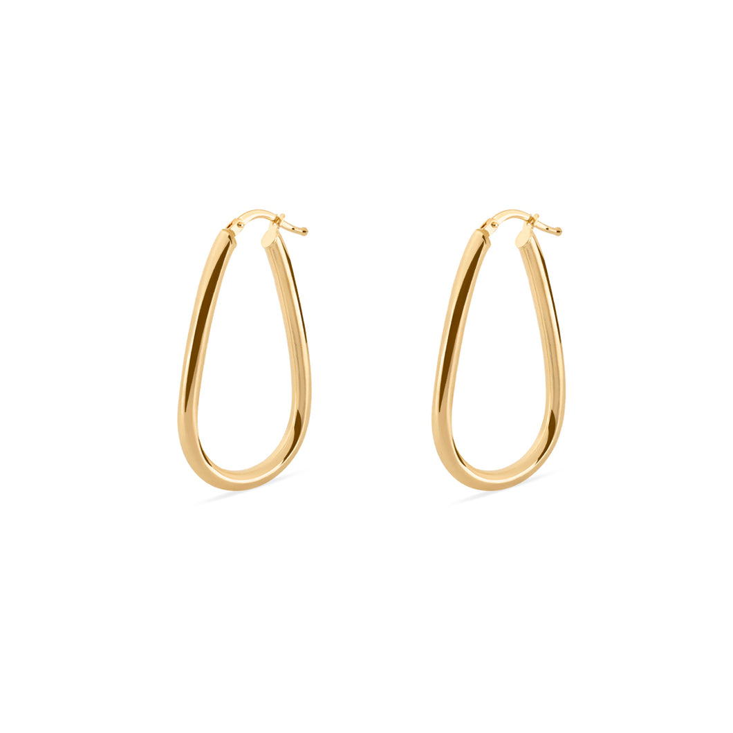 Aretes Argollas Ovales | 40 mm