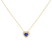 Cargar imagen en el visor de la galería, Collar Corazón Halo | 4 mm
