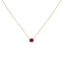 Cargar imagen en el visor de la galería, Collar Halo Baguette
