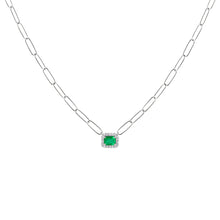Cargar imagen en el visor de la galería, Collar Halo Baguette
