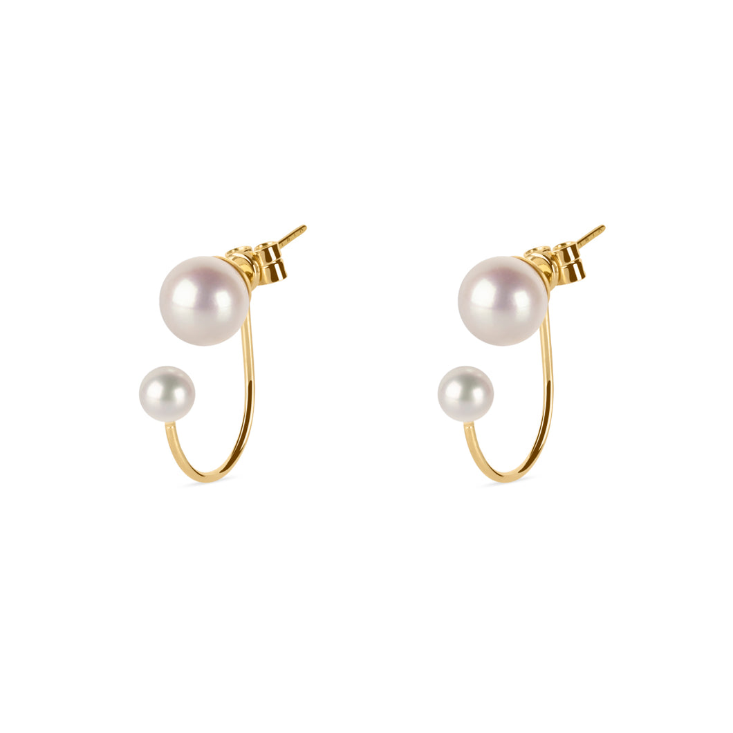 Aretes Perla Duo