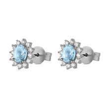 Cargar imagen en el visor de la galería, Aretes Roseta Oval | 5x4 mm
